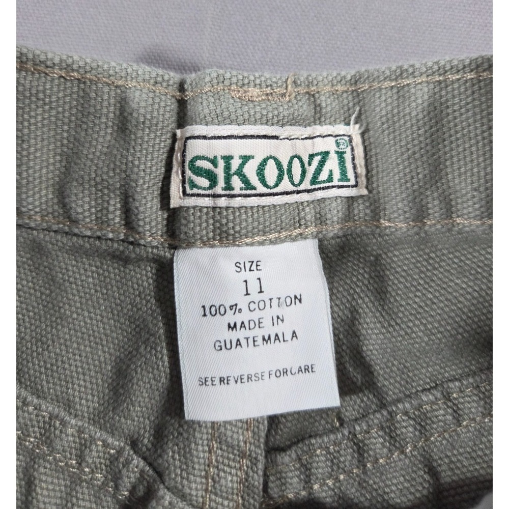 Vintage Skoozi Shorts Womens 11 Gray High Rise 90's Retro Classic Y2K - Picture 3 of 9